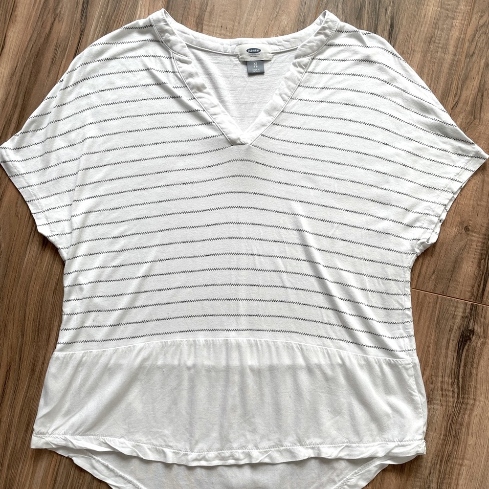 White, Striped Shirt